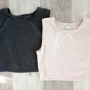 Yogalicious 2-Pack Cropped Tanks (S)